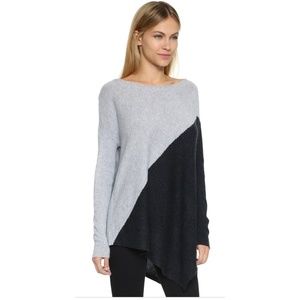 Alice + Olivia Colorblock Bias Pullover Sweater